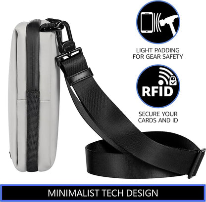 Cell Phone Crossbody Sling Bag EDC – RFID Small Shoulder Bag with Urban Tech Aesthetic
