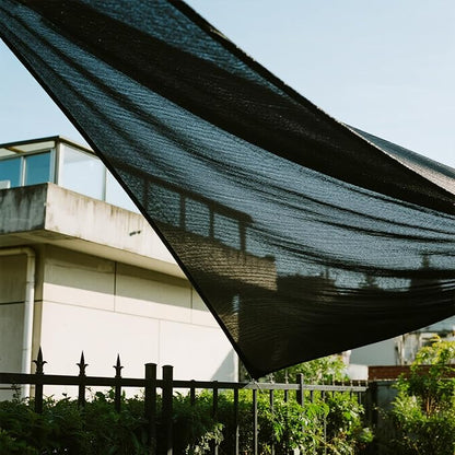 winemana 20x48 FT Black Shade Cloth, 70% UV Resistant Mesh Tarp with Reinforced Grommets, Breathable Sun Shade Net for Garden, Greenhouse, Patio Plants and Animal Coop Cover