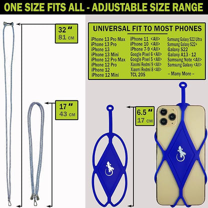 Gecko Travel Tech Cell Phone Lanyard Phone lanyards for Around The Neck Neck Lanyard Phone Crossbody