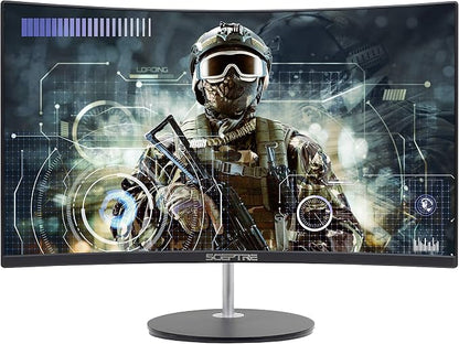 Sceptre Curved 24-inch Gaming Monitor 1080p R1500 98% sRGB HDMI x2 VGA Build-in Speakers, VESA Wall Mount Machine Black (C248W-1920RN Series)