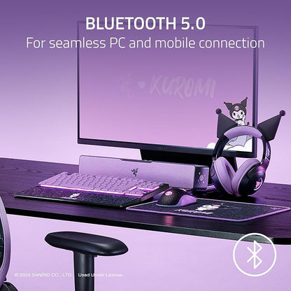 Razer Leviathan V2 X, PC Soundbar, Full-Range Drivers, Kuromi Edition | Compact Design, Chroma RGB, USB-C, Bluetooth 5.0, for PC, Laptop, Smartphones, Tablets & Nintendo Switch