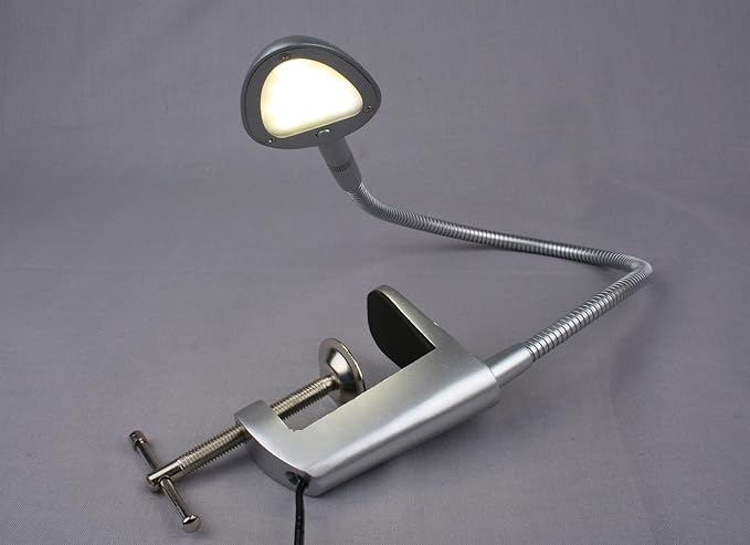 Gooseneck Map Light Chart Light - Cool White (5000K) LED Lamp for Car, Truck, Boat, RV and Aircraft Applications