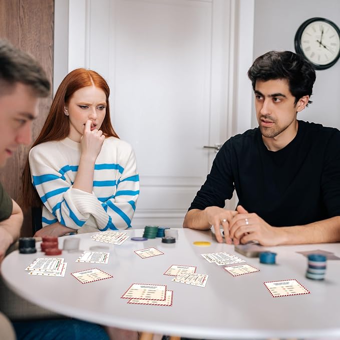 Christmas Games For Families, Christmas Friendly Feud Game, Holiday Games For Adults Large Group Party, Christmas Party Games, Christmas Trivia Card Games - a001