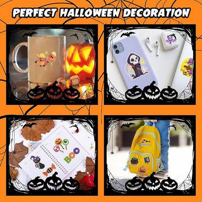 Labeol Diamond Art Kits for Kids Boys and Girls Ages 6-8-10-12 Easy to DIY Creative Diamond Art Sticker Craft by Numbers Kits for Kids and Adult Beginners (Halloween)