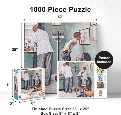 MasterPieces 1000 Piece Jigsaw Puzzle for Adults, Family, Or Youth - at The Doctor - 25"x25"