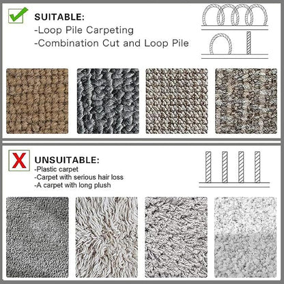 WILLBOND Carpet Cord Cover Cable Protector Floor Cover Cable Protector Management Only for Commercial Office Carpet(39.37 ft,Brown)