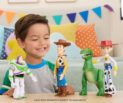 Mattel Disney and Pixar Toy Story 5 Rex Action Figure | 7-inch Playscale, 1 Key Character, 8+ Posable Joints, Movie-Accurate Design