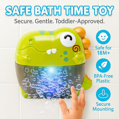 Bath Bubble Machine - Bathtub Bubble Machine, Bath Toys | Bathtub Bubble Machine, Light Up Bubbles Maker for Bathtub - Bubbles Bath Maker with Lights and Music, BPA Free