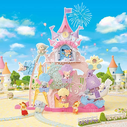 Calico Critters Baby Dream Amusement Park, Dollhouse Playset with 1 Collectible Doll Figure