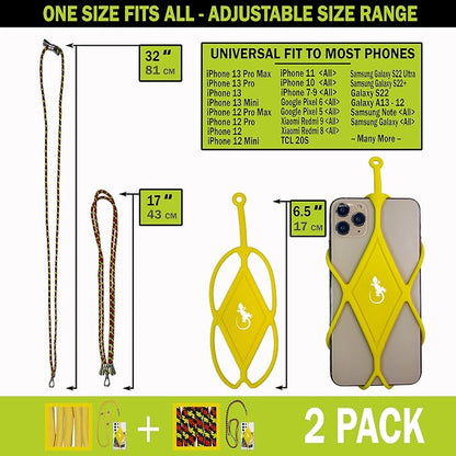 Gecko Travel Tech Cell Phone Lanyard Phone lanyards for Around The Neck Neck Lanyard Phone Crossbody