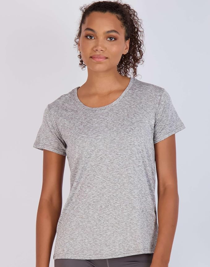 5 Pack Women's Dry Fit Short Sleeve Athletic Gym Workout Running Tops | Available in Plus Size, Exercise, Sports, Fitness, Quick Dry, Cooling, Moisture Wicking, Loose Basic Tees, Yoga, Pilates