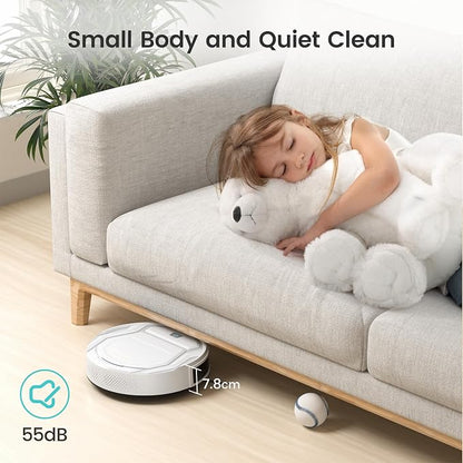 Lefant Robot Vacuums, 2200Pa Strong Suction, 120 Min Runtime