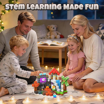Magnetic Blocks for Kids, 100PCS 0.8inch Magnetic Building Blocks, Magnetic Cubes Sensory Toy for STEM Constructions Magnetic Blocks for Boys Girls Age 3+, Birthday Gifts Toy