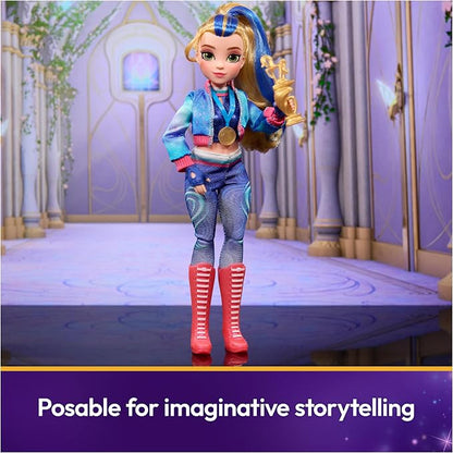Unicorn Academy, Power of Friendship Isabel Doll with Trophy, Medal & 5 Fashion Accessories, 9.5”, Dolls & Unicorn Toys for Girls Ages 4 and up