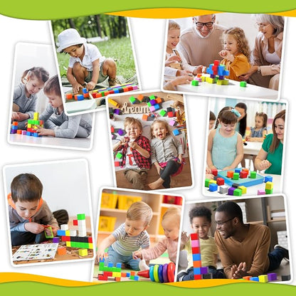 72pcs Magnetic Blocks for Kids, Magnetic Building Cubes for Toddlers 3-5, Preschool STEM Educational Sensory Montessori Square Toy for 3 4 5 6 Boys & Girls 72pcs