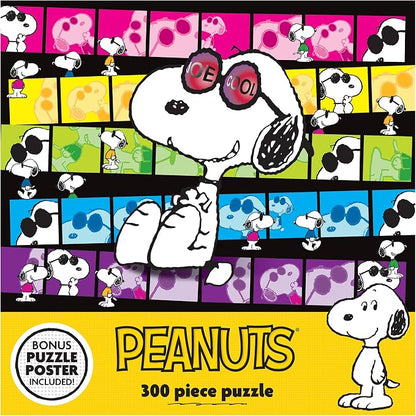RoseArt - Peanuts - Joe Cool - 300 Piece Jigsaw Puzzle for Adults
