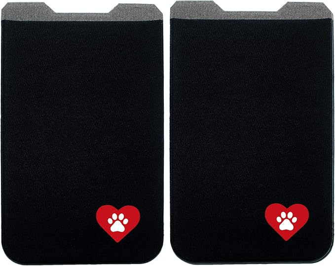 Phone Wallet - Adhesive Card Holder - Cell Phone Pouch - Stick on Lycra Pocket by Gecko - Carry Credit Cards and Cash