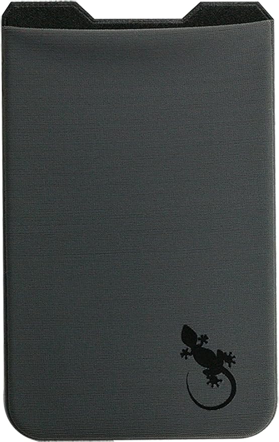Phone Wallet - Adhesive Card Holder - Cell Phone Pouch - Stick on Lycra Pocket by Gecko - Carry Credit Cards and Cash
