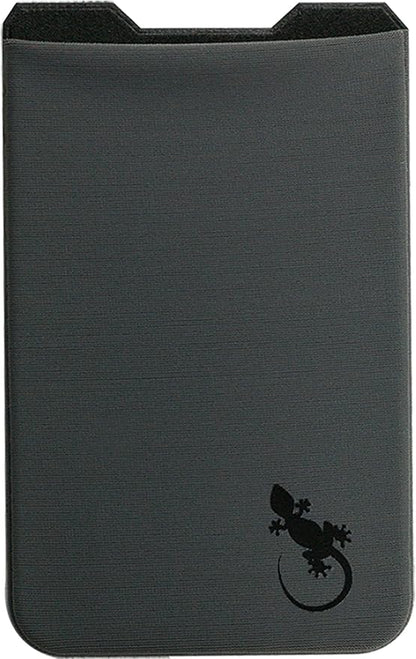 Phone Wallet - Adhesive Card Holder - Cell Phone Pouch - Stick on Lycra Pocket by Gecko - Carry Credit Cards and Cash