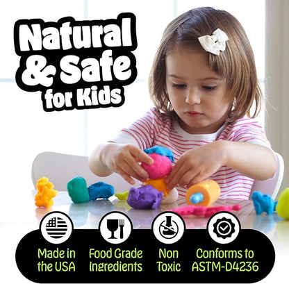 Hygloss Play Modeling Dough for Kids – Safe & Non-Toxic Sensory Dough for Arts and Crafts – 1 lb Tub – Play Clay for Toddler Activities, Preschool Classroom Must-Haves – Orange Color, Scented