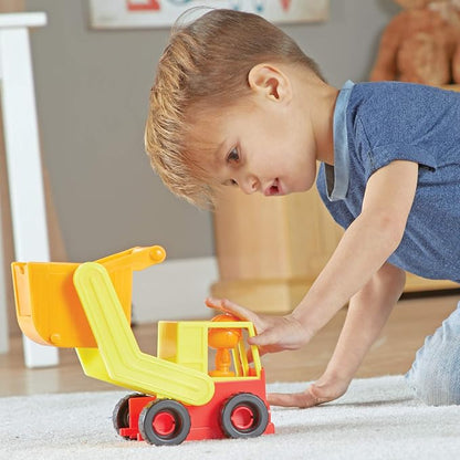 Learning Resources 1-2-3 Build It Construction Crew - Take Apart Construction Toys, Toddler Excavator Toy, Kids Dump Truck Toy, Tractor Toys for Kids 3-5, Building Sets for 4 Year Olds