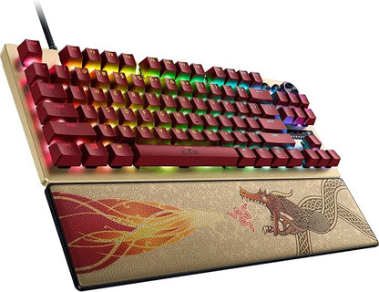 Razer Huntsman V3 Pro TKL Esports Gaming Keyboard, Counter Strike 2 Edition | Analog Optical Switches Gen 2, Razer Snap Tap, Rapid Trigger, Adjustable Actuation, Media Keys & Dial, PBT Keycaps