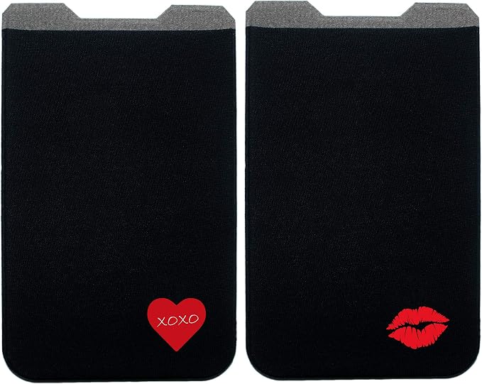 Phone Wallet - Adhesive Card Holder - Cell Phone Pouch - Stick on Lycra Pocket by Gecko - Carry Credit Cards and Cash