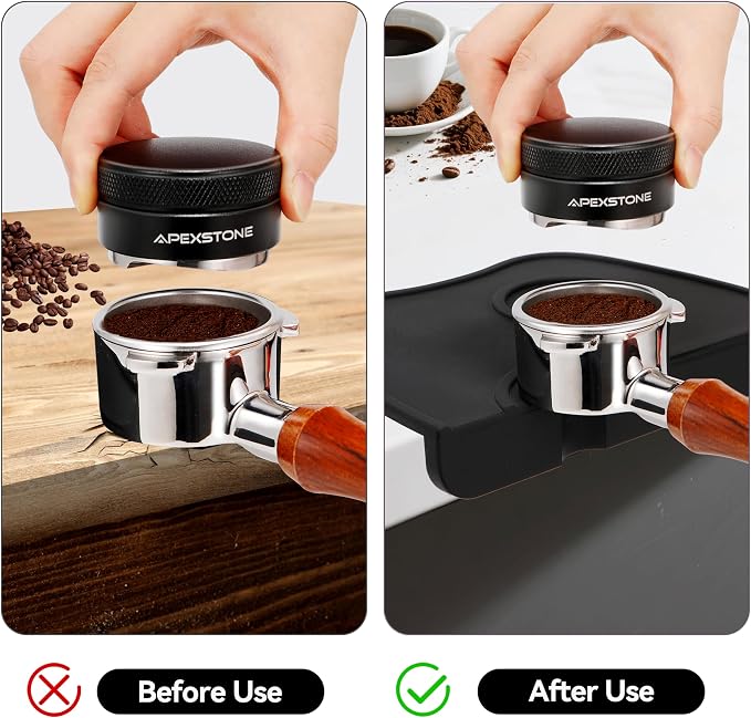 Silicone Coffee Tamper Mat 8 Inch X 6 Inch, Espresso Silicone Mat, Espresso Tamper Mat, Coffee Tamp Mat