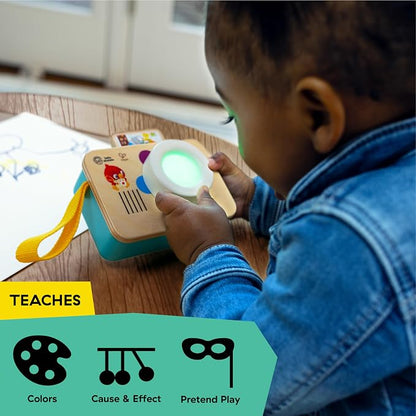 Baby Einstein + Hape Learning Lens Toy Camera for Pretend Play, Ages 6 Months and Up