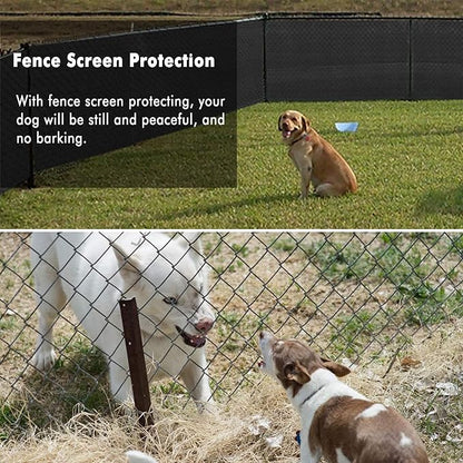 UPGRADE Privacy Fence Screen 6'x72' Black Outdoor 90% Visibility Blockage 170 GSM Mesh Shade Cover Panels for Backyard,Balcony,Home Decoration with Zip Ties,Customized Avaliable