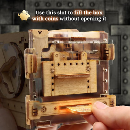 iDventure A-Maze-ing Safe | Puzzle Box for Adults | Creative Escape-Style Challenge | Unique 3D Puzzle for Memorable Gift Giving