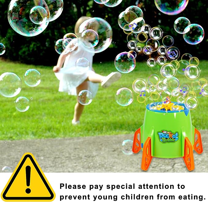 Lulu Home Concentrated Bubble Solution, 1 L/ 33.8 OZ Refill for Bubble Machines, Giant Wands, and Blowers - Up to 2.5 Gallons for Kids' Birthday Parties