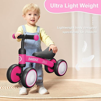 Baby Balance Bike Toys for 12-36 Months Kids Toy Boy and Girls Gifts Toddler Best First Birthday Gift Children Walker No Pedal Infant 4 Wheels Bicycle