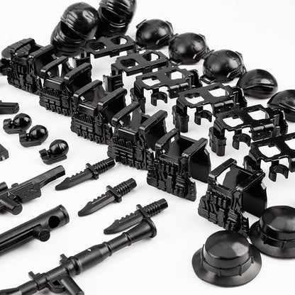 83 Pcs Toy Soldiers Figures US Army Battle Toy Set - Weapons Pack Military Weapon Battle Building Blocks Compatible with Major Brand, 3 Years Old and up