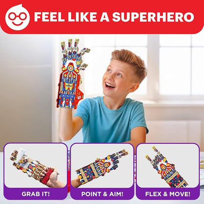 Doctor Jupiter Robotic Hand STEM Kit for Kids Ages 8+ | Birthday Gift Ideas for Boys & Girls | Cyborg Hand, Engineering Kit Toy for 8, 9, 10, 11, 12, 13, 14 Years Olds