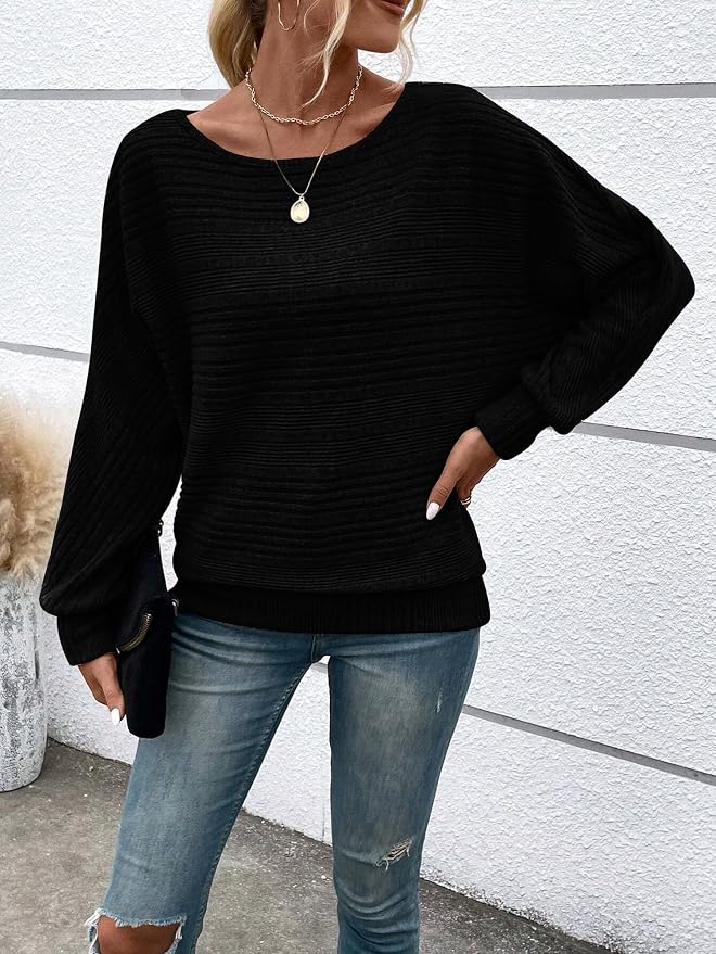 Womens Long Sleeve Shirts Crewneck Tunic Tops Pullover Sweaters Business Casual Blouses Fall Fashion 2026