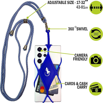 Gecko Travel Tech Cell Phone Lanyard Phone lanyards for Around The Neck Neck Lanyard Phone Crossbody