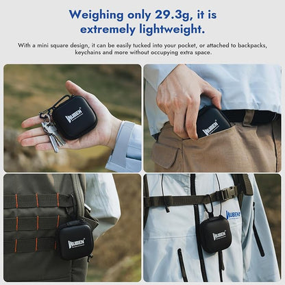 WUBEN G5 Flashlight Holster, EDC Portable Mini Flashlight Pouch, 75*75*30mm | EVA Storage Pouch, Compact Portable Carry Case for EDC Tools, Headphones & Small Accessories (Flashlight Not Included)