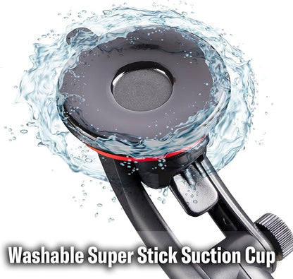 Tuff Tech Super Stick Windshield and Dash Mount Phone Holder, Universal Car Phone Holder