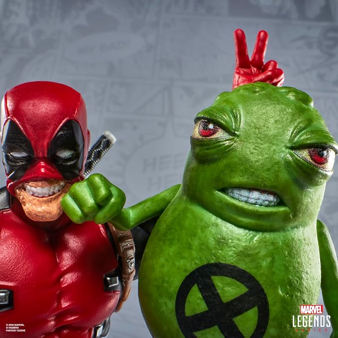 Marvel Legends Maximum Series Deadpool, Deluxe Deadpool Comics Collectible 6-Inch Action Figure with 24 Accessories Including X-Force’s Doop
