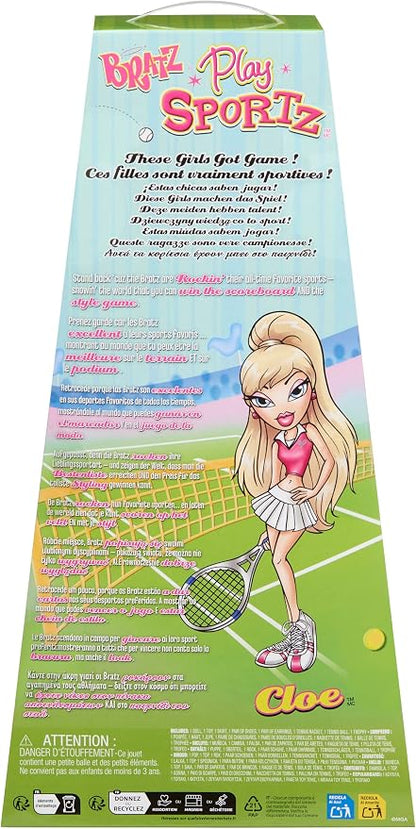 Bratz Play Sportz Cloe Fashion Doll with Accessories, Tennis