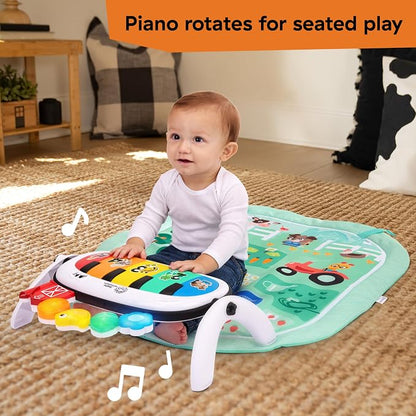 Baby Einstein Farm Explorers 4-in-1 Kickin’ Tunes Musical Meadow Music & Language Discovery Gym, Ages 0 Months and Up