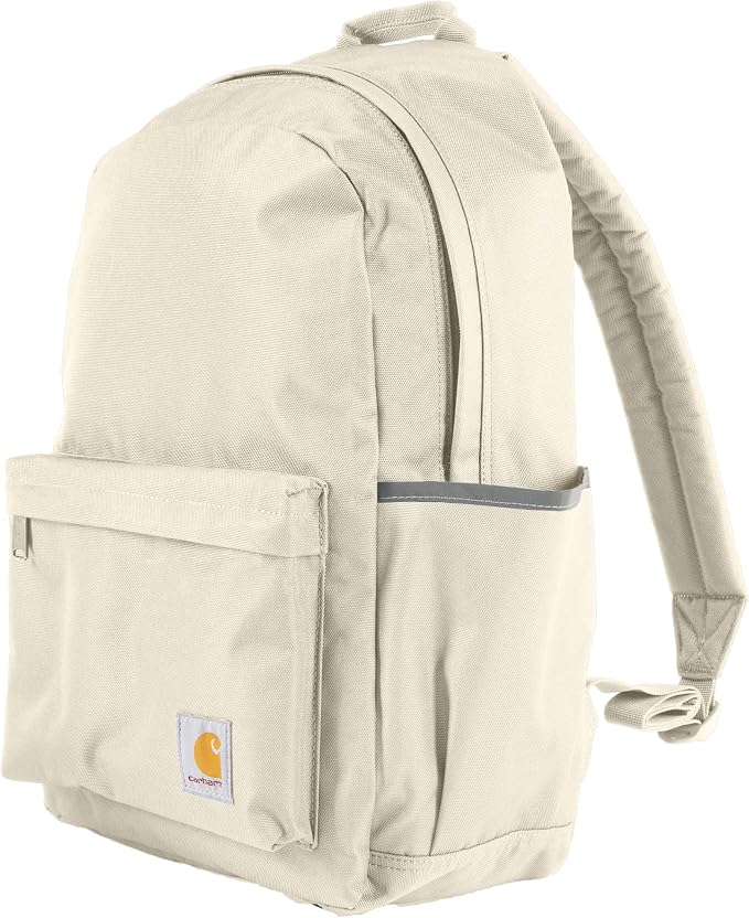 Carhartt Classic 21L Backpack Chalk | Classic Laptop, Water-Resistant Pack with 15 Laptop Sleeve and Organizational Compartments