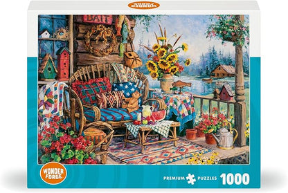 Wonder Forge Country Hideaway 1000 Piece Jigsaw Puzzle for Adults | Unique, Perfectly-Fitting Pieces | Fun, Vibrant Imagery | Amazon Exclusive