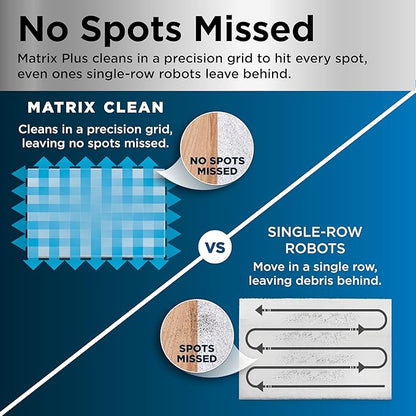 SharkMatrix Plus 2-in-1 Robot Vacuum & Mop, Black/Brass, AV2610WA | Sonic Mopping, Matrix Clean, CleanEdge, HEPA 60-Day Self-Empty Base, 360° LiDAR Mapping, Self-Cleaning Brushroll, Wi-Fi