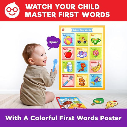 Doctor Jupiter Now, I AM 1 | Montessori Learning, Educational Toys for 1 Year Old | Birthday Gift Ideas for 1 Year Old Boy & Girl | Preschool Learning Activities | Toddler Words Book