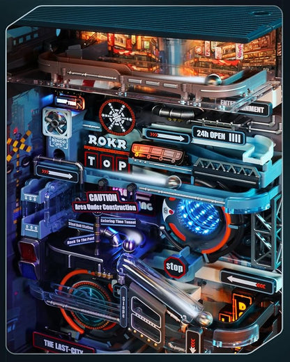 ROKR Marble Run Model Building Kit, 3D Puzzles for Adults, DIY Miniature Kit, Ideal Gift for Men and Women