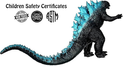 TwCare Monster vs. Kong 2021 Toy Action Figure: King of The Monsters Dinosaur Dragon, Movie Series Movable Joints Soft Vinyl, Travel Bag