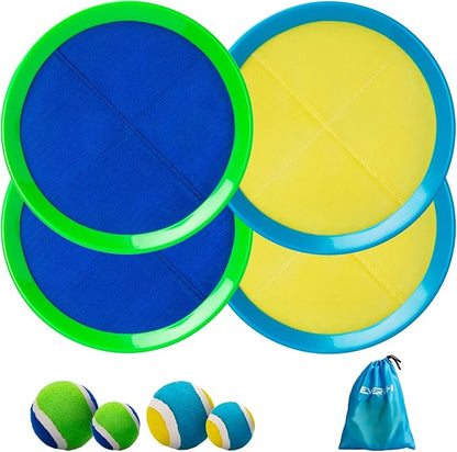 Upgraded Toss and Catch Ball Game Set, Beach Pool Toys Outdoor Games for Kids Toys, Outside Family Lawn Yard Games, for Boys Girls 3 4 5 6 7 8 9 10 11 12 Years Old