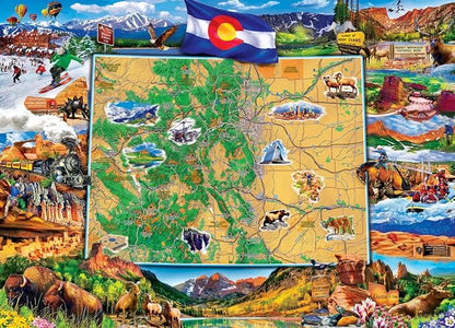 MasterPieces - 1000 Piece Jigsaw Puzzle, Colorado National Park, Fun for Adults, Family, Kids 19.25"x26.75"